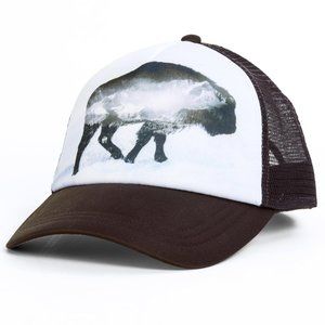 Buffalo Being Picture This Turtle Fur Trucker Hat